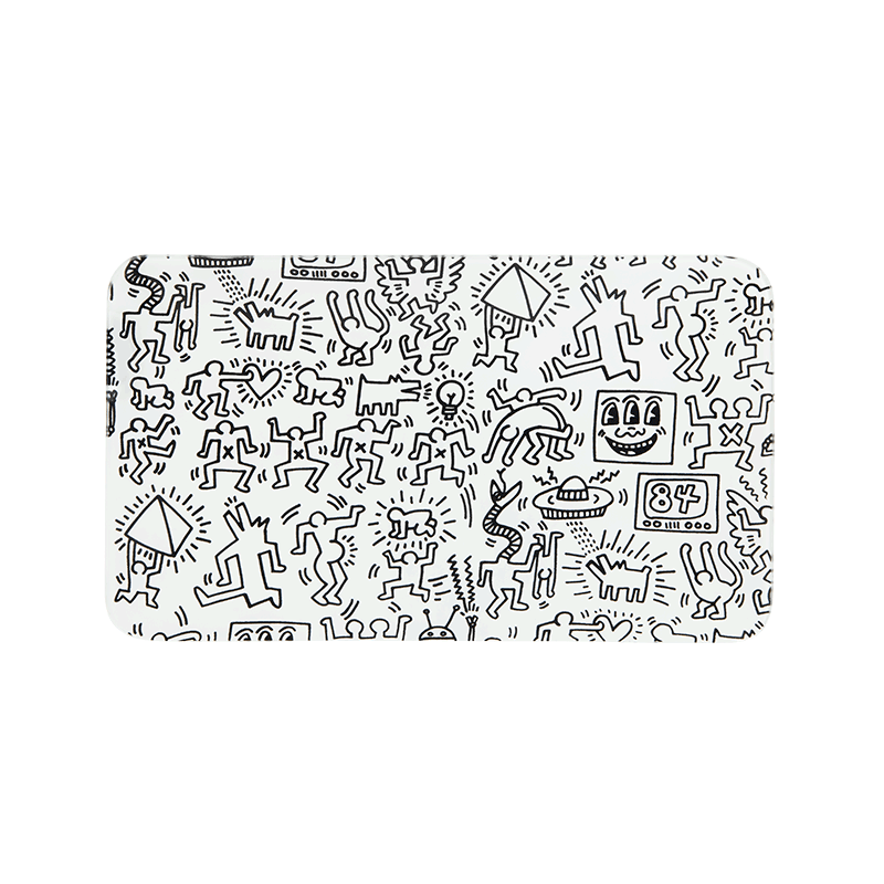 Podnos na rolování Keith Haring Tray - Black & White