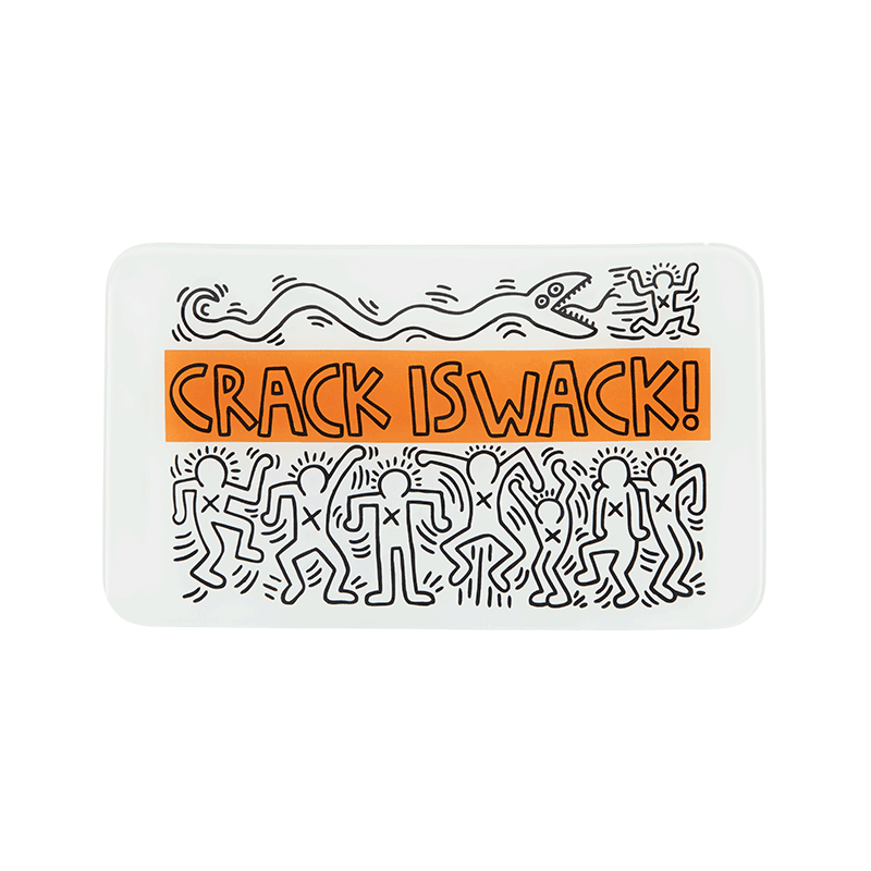 Podnos na rolování Keith Haring Tray - Crack is Wack