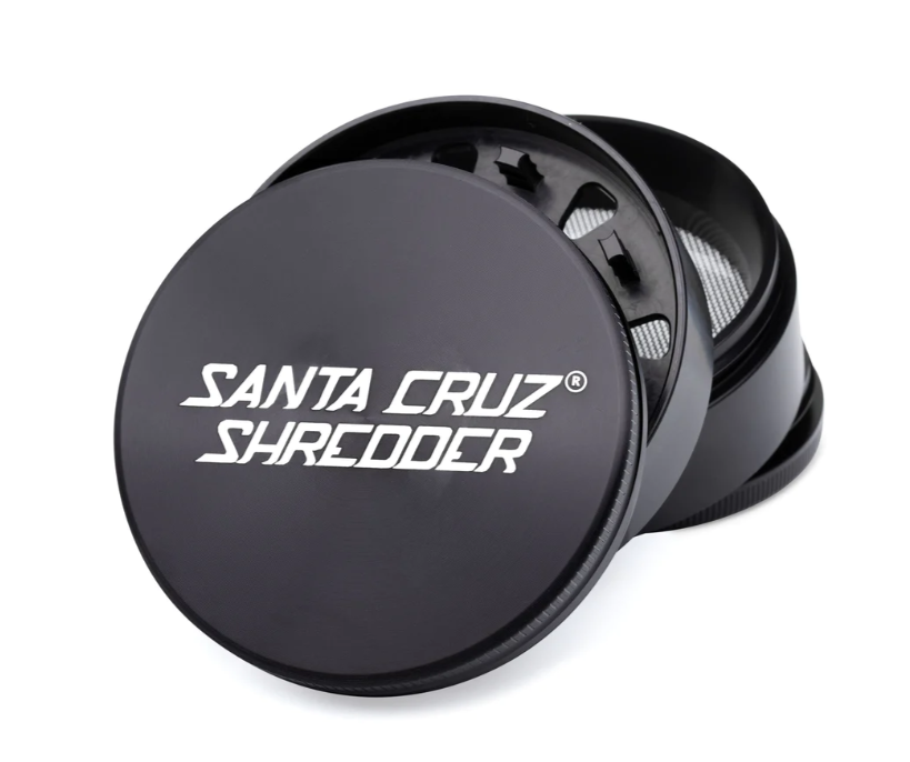 Čtyřdílná drtička Santa Cruz Shredder, 70mm, černá matná