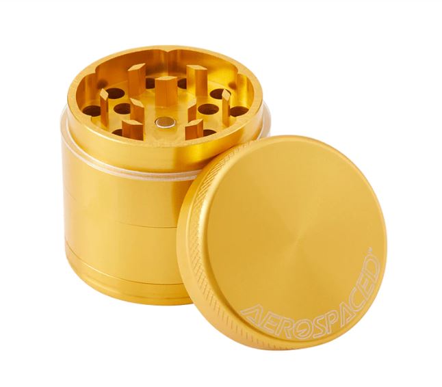 Čtyřdílná drtička Aerospaced by Higher Standards, 40mm, zlatá