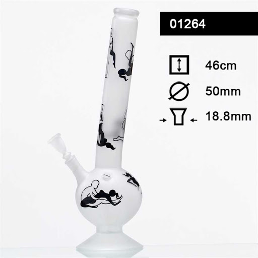 Skleněný bong Kamasutra, 46cm, 18mm