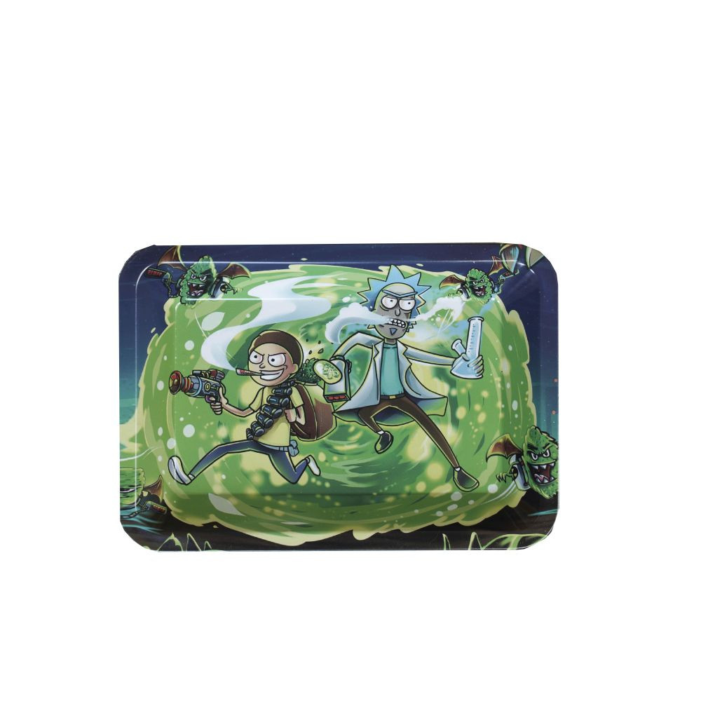 Miska kovová Rick&Morty Jump 180x124x13 mm