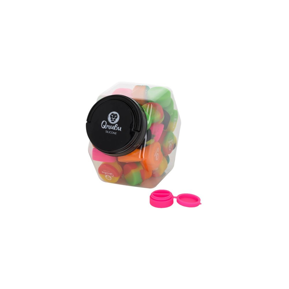 Qnubu Silicone Rosin Double L 7 ml, silikonové pouzdro, BOX 50 ks