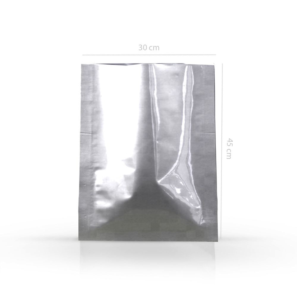 Qnubu zažehlovací pytel stříbrný/černý 300x450 mm