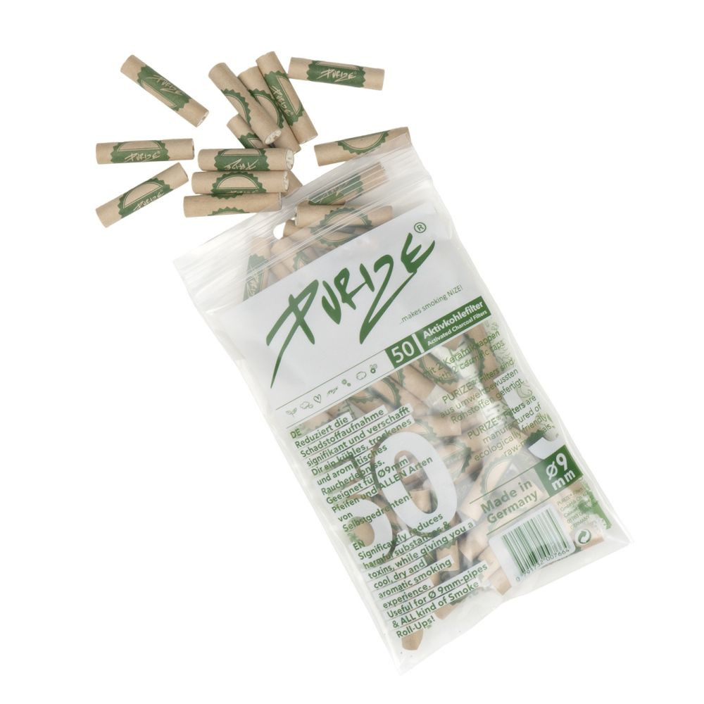Purize Regular 9 mm filtry Organic, PE sáček 50 ks