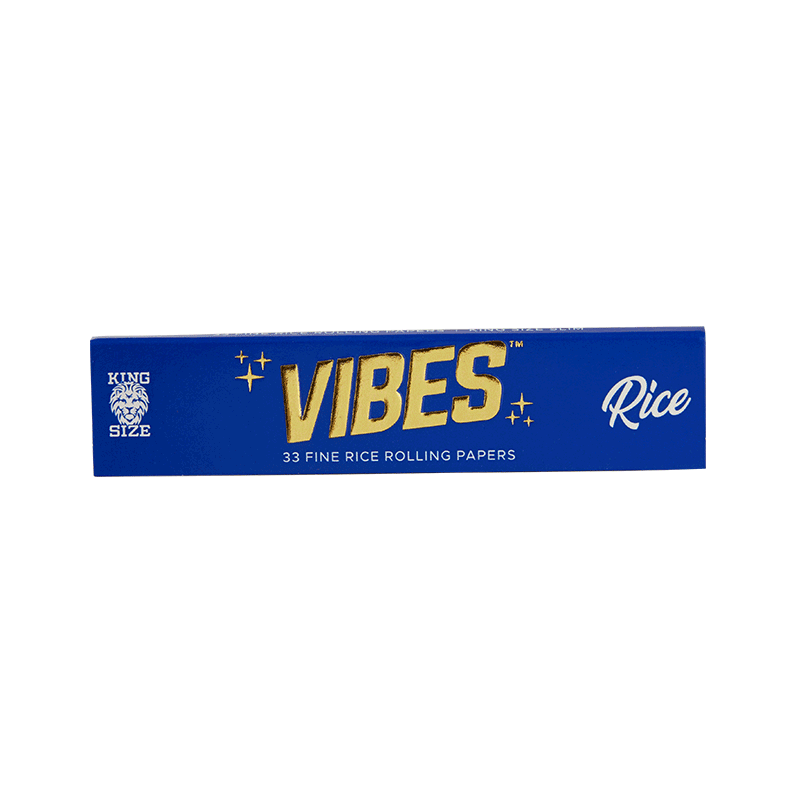 Rýžové papírky Vibes King Size Slim, 33ks v balení