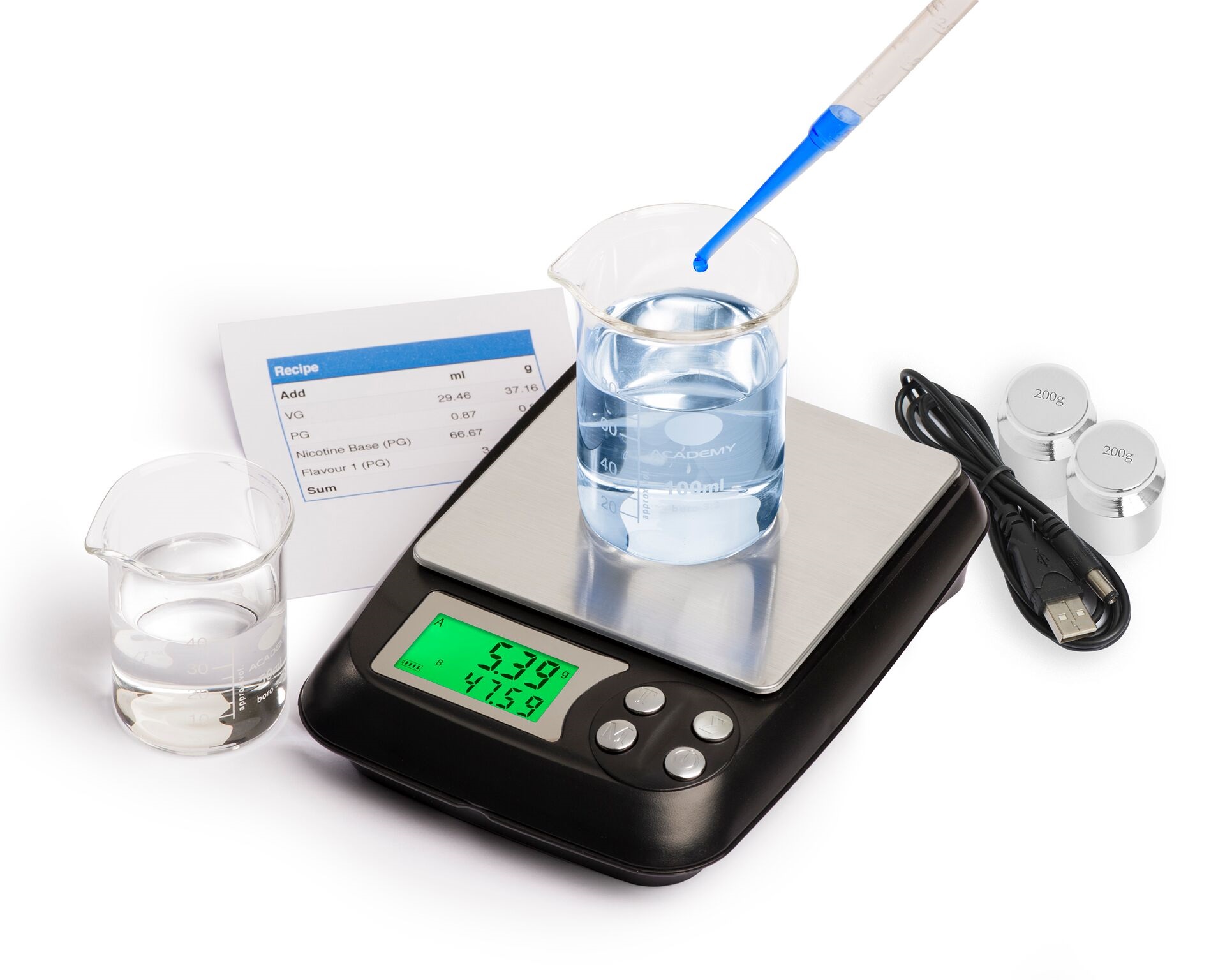 Váha E-LIQUID Scale 500g/0,01g