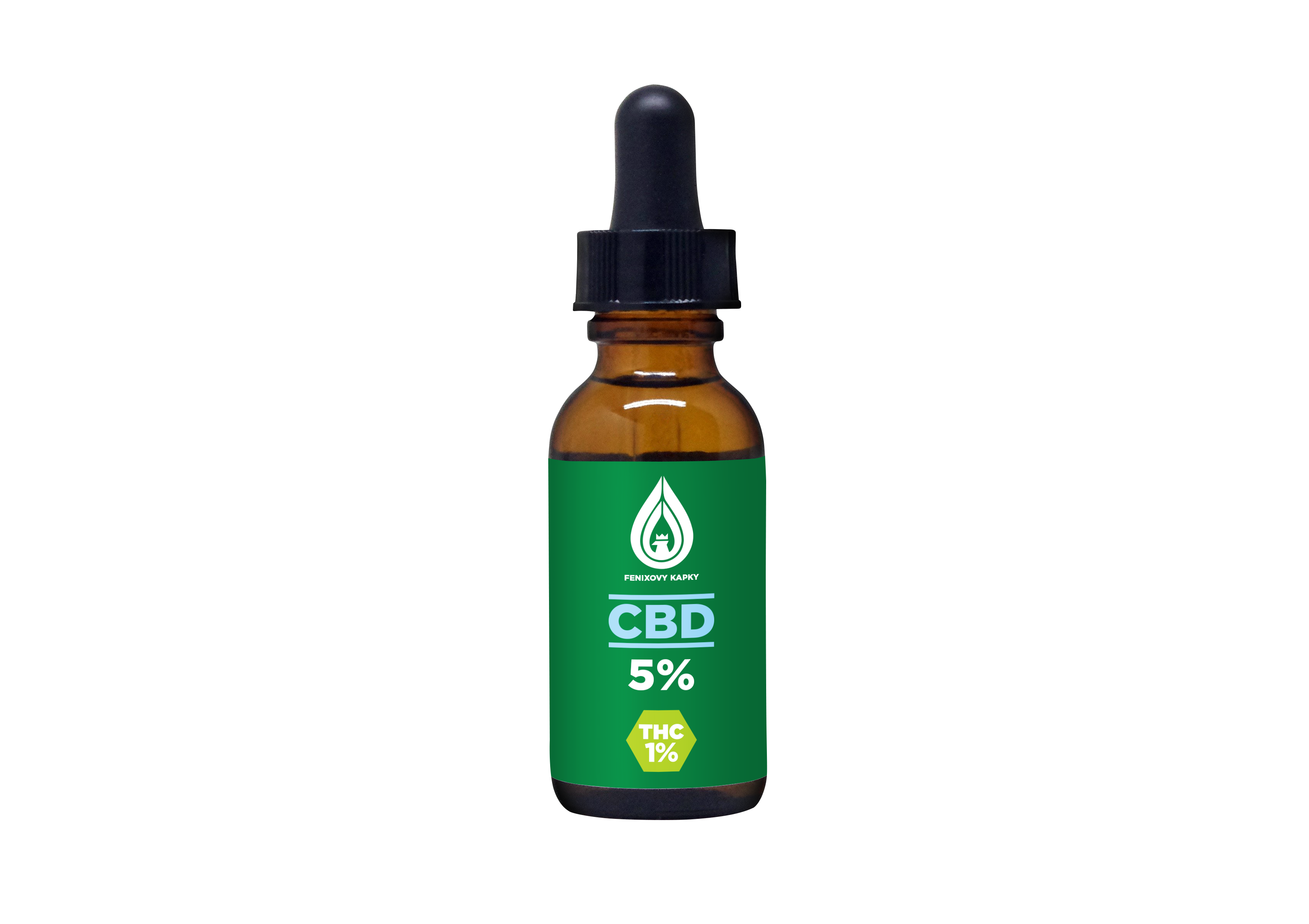 Fénixovy kapky CBD 5%, THC 1%, 10ml
