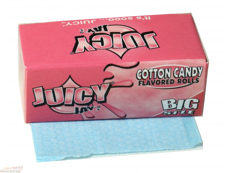 Papírky Juicy Jay's Rolls, Cukrová vata, 5m v balení