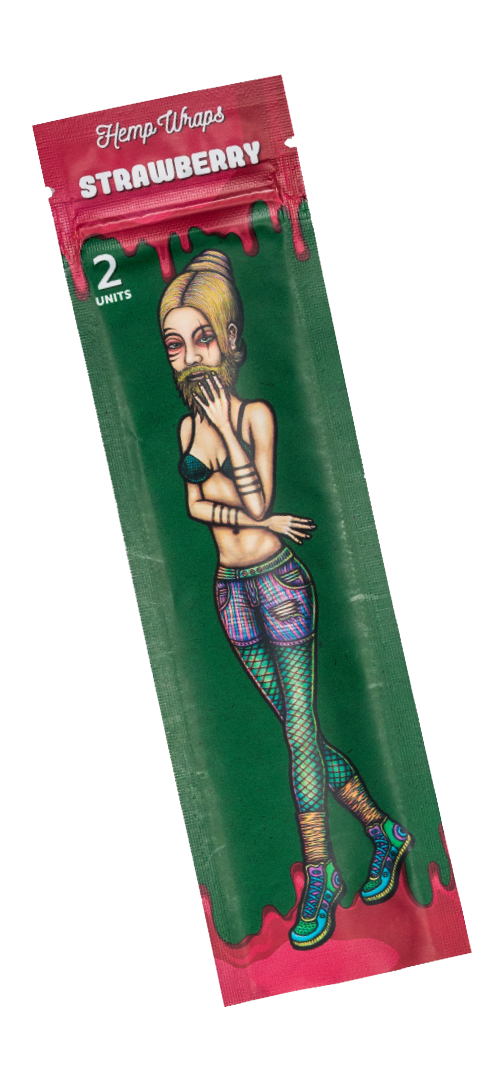Lion Rolling Circus Hemp Wrap – jahoda, 2ks