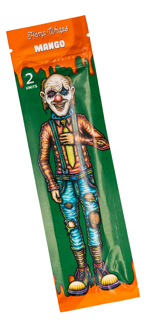Lion Rolling Circus Hemp Wrap – mango, 2ks