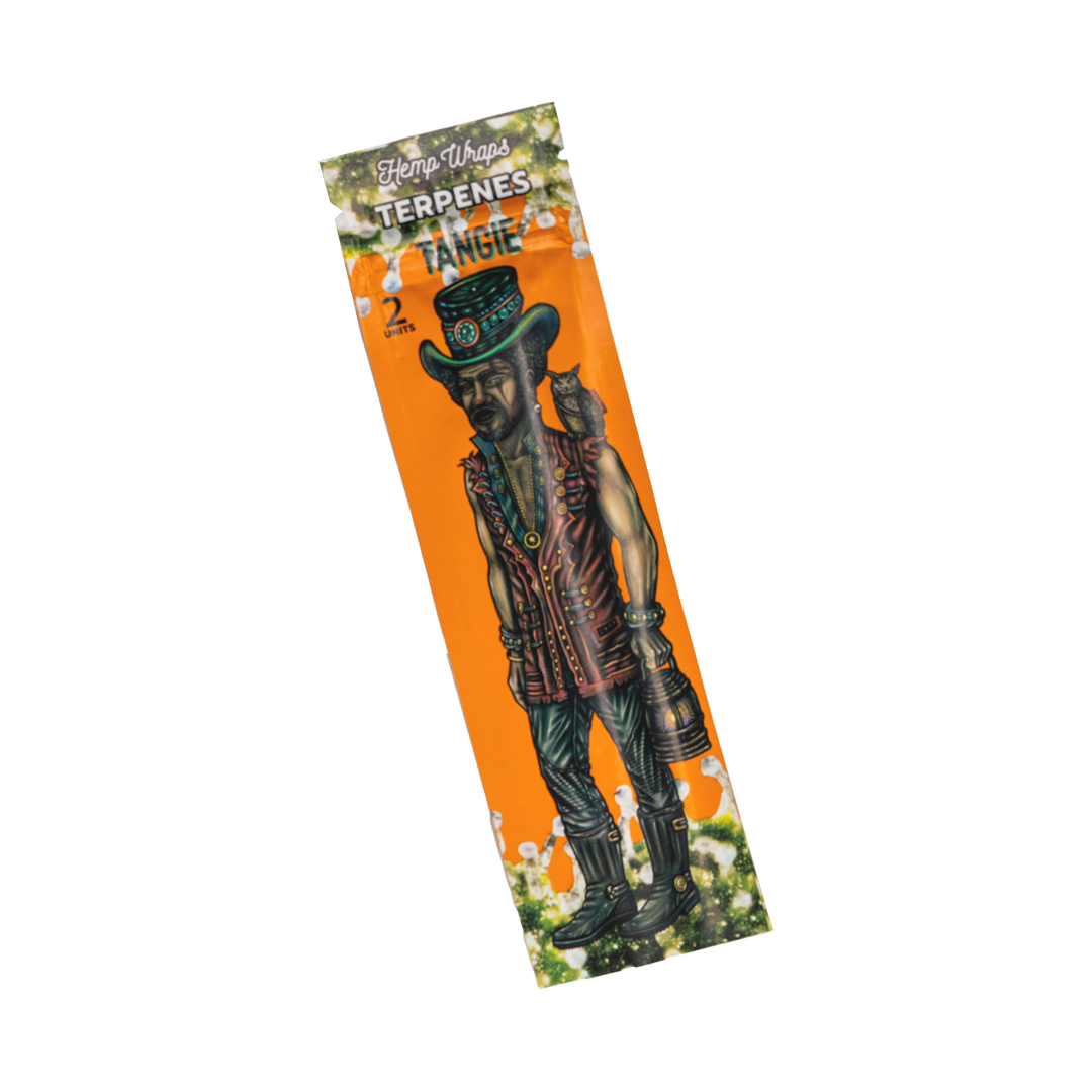 Lion Rolling Circus Hemp Terpene Wrap – Tangie, 2ks