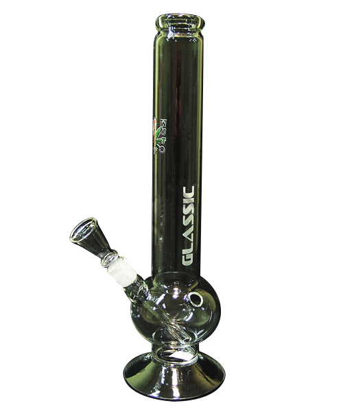 Skleněný bong Glassic Bubble průhledný, 38cm