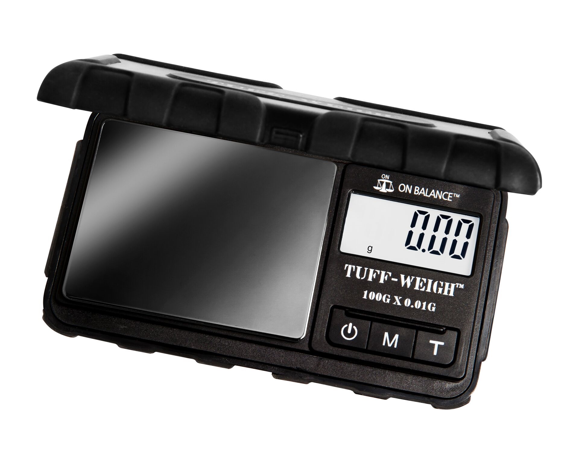 Váha Tuff-Weigh Scale On Balance, 100g/0,01g, černá, s titanovou vážící plochou