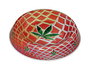 Kovový popelník Ganja Network, průměr 12cm