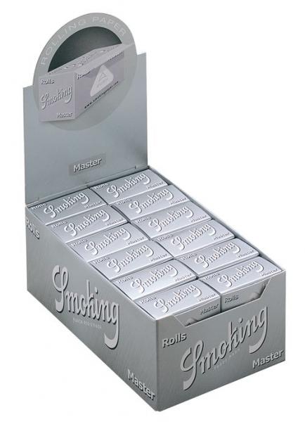 Rolovací papírky SMOKING MASTER ROLLS, 4m v balení | box 24ks