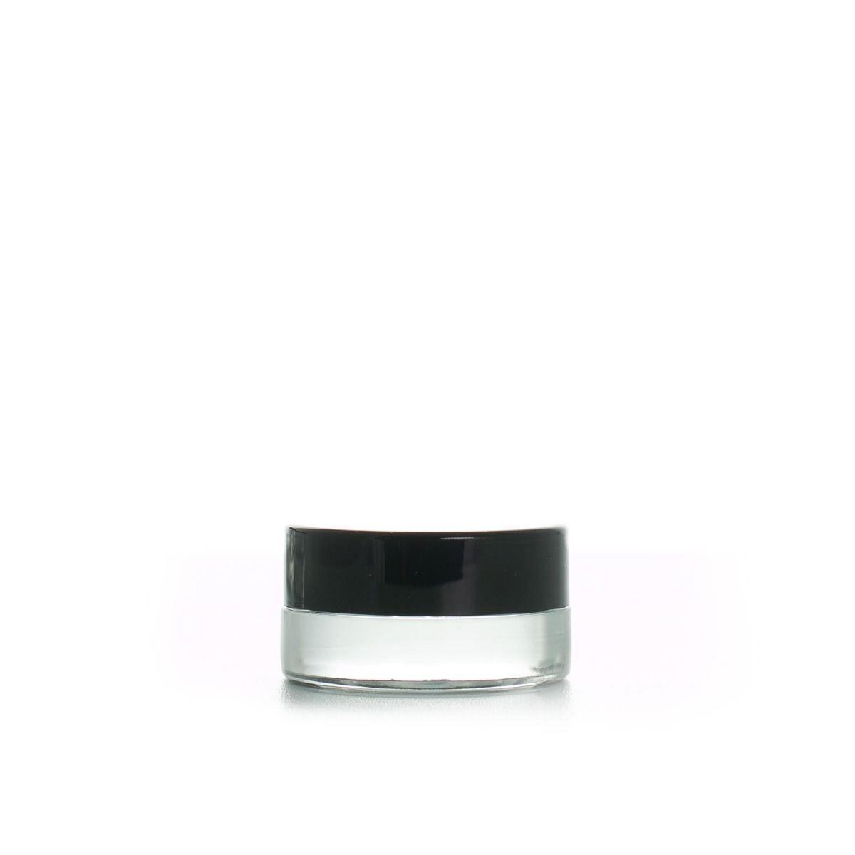 Skleněná průhledná dóza, 5ml