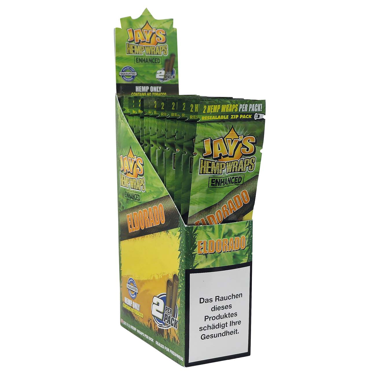 Jay's HempTerp Blunt Wraps Eldorado, 2ks v balení | box 25ks