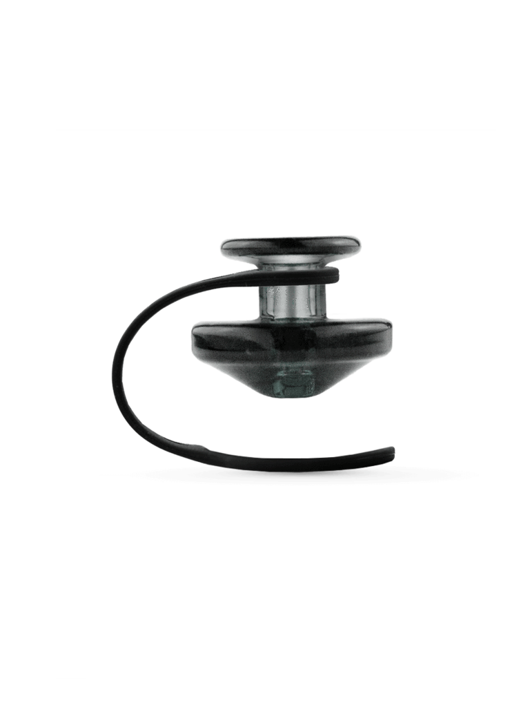 Puffco Peak Carb Cap a Tether, černý