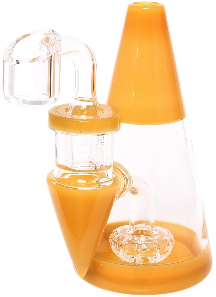 Skleněný bong Heatex Glass Minimalist Yellow Jade 5"