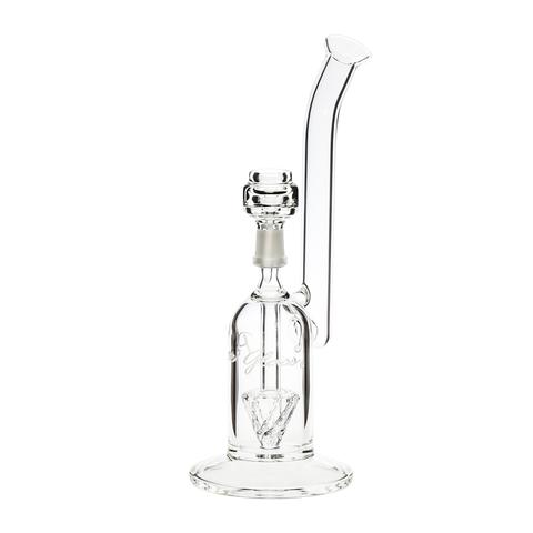 Skleněný bong Pure Glass 11" Arrow Perc Bubbler Male, 14mm