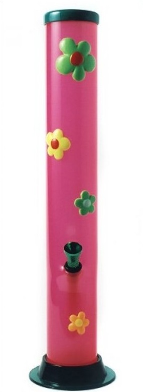 Bong Zooom Straight Daisy Pink 35cm